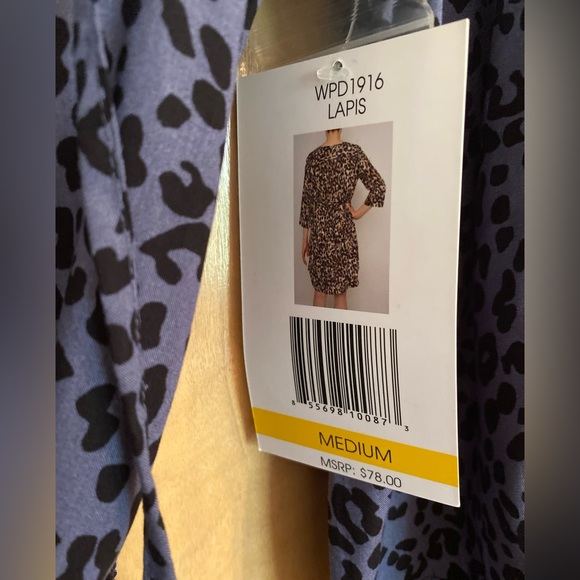 Cute & Comfy BeachlunchLounge Shift Dress with 3/4 Sleeve - NWT - Picture 2 of 3